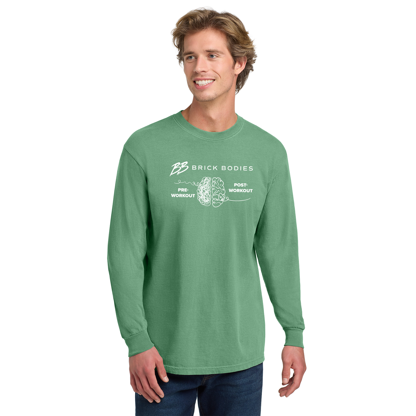 Brick Bodies Mental Health Heavyweight Long Sleeve Tee