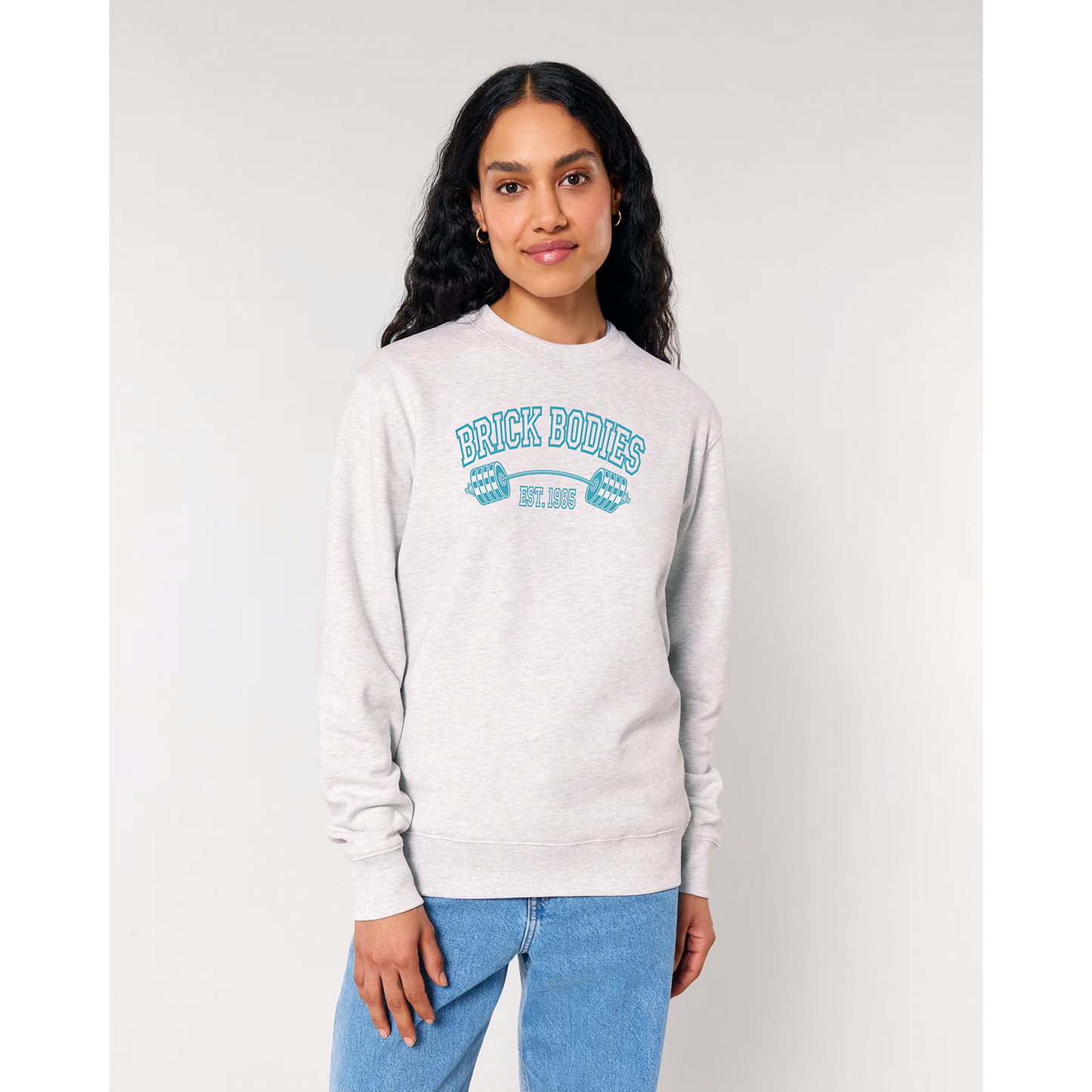 Brick Bodies Since 1985 Unisex Crewneck Sweatshirt