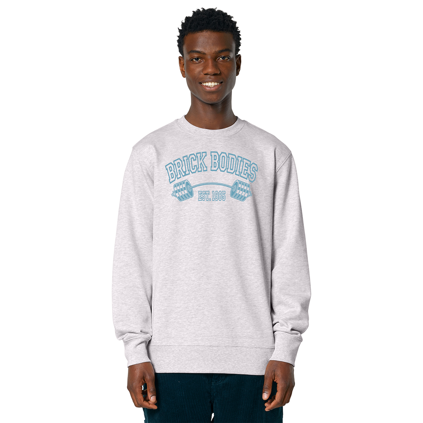 Brick Bodies Since 1985 Unisex Crewneck Sweatshirt