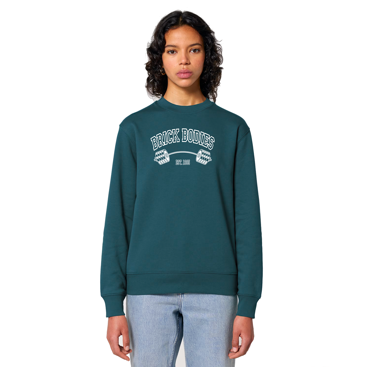 Brick Bodies Since 1985 Unisex Crewneck Sweatshirt