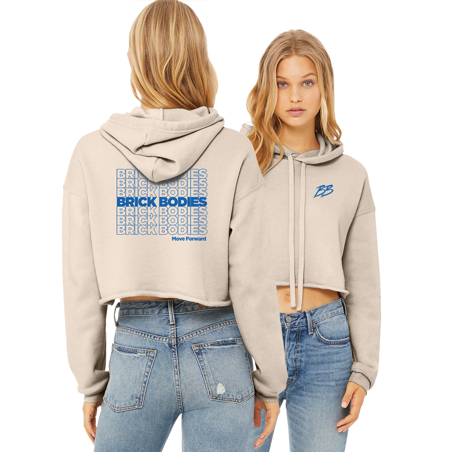 Brick Bodies Cropped Hoodie