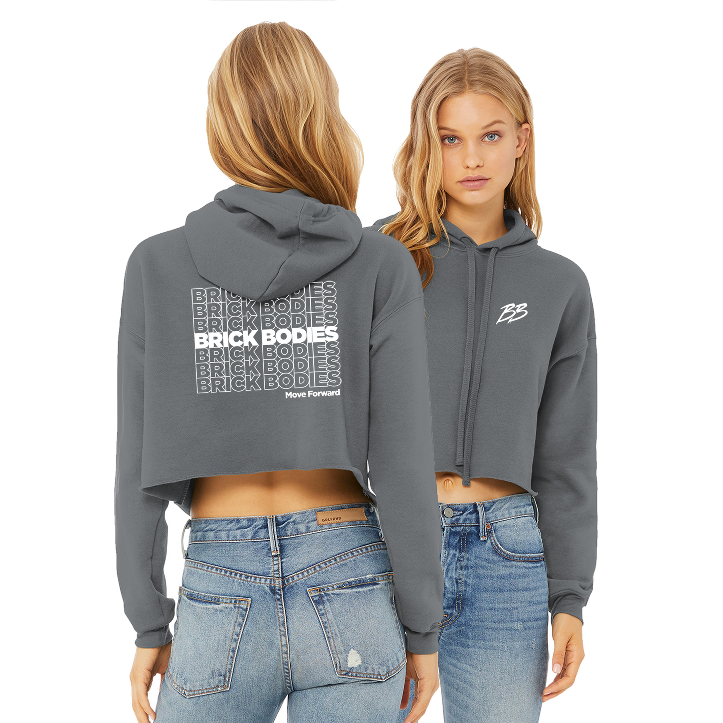 Brick Bodies Cropped Hoodie