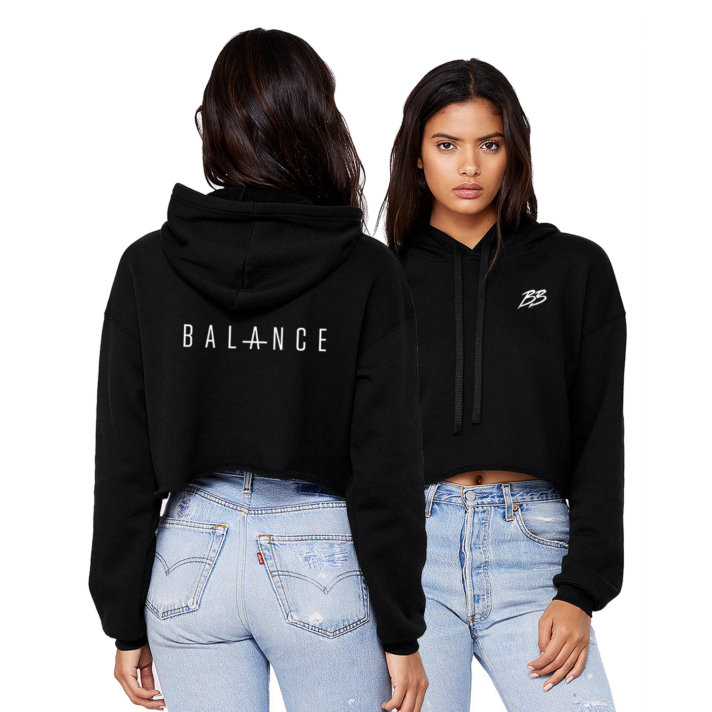 Balance Cropped Hoodie