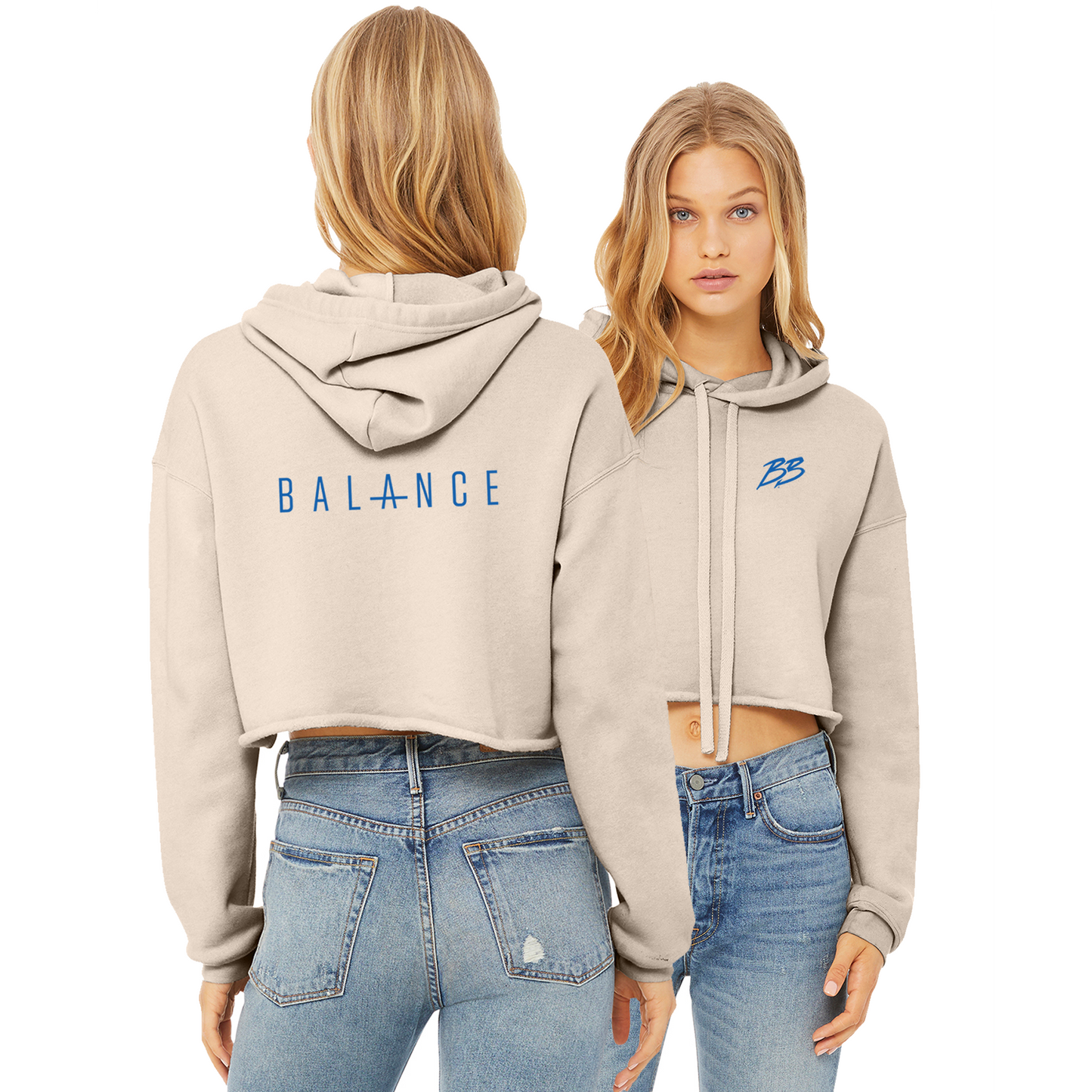 Balance Cropped Hoodie