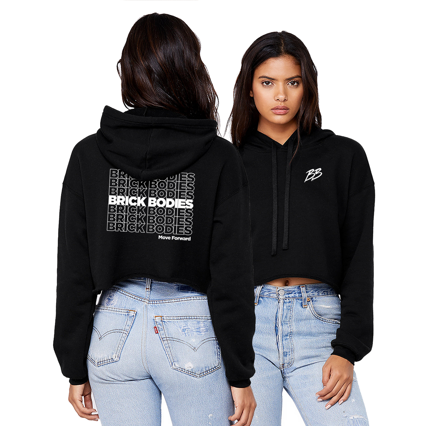 Brick Bodies Cropped Hoodie